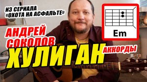 ХУЛИГАН - АНДРЕЙ СОКОЛОВ (песня из сериала ОХОТА НА АСФАЛЬТЕ) АККОРДЫ БЕЗ БАРРЭ, БОЙ, ТЕКСТ (РАЗБОР)