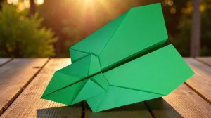 Как сделать самолетик из бумаги Лучшая модель за 3 минуты