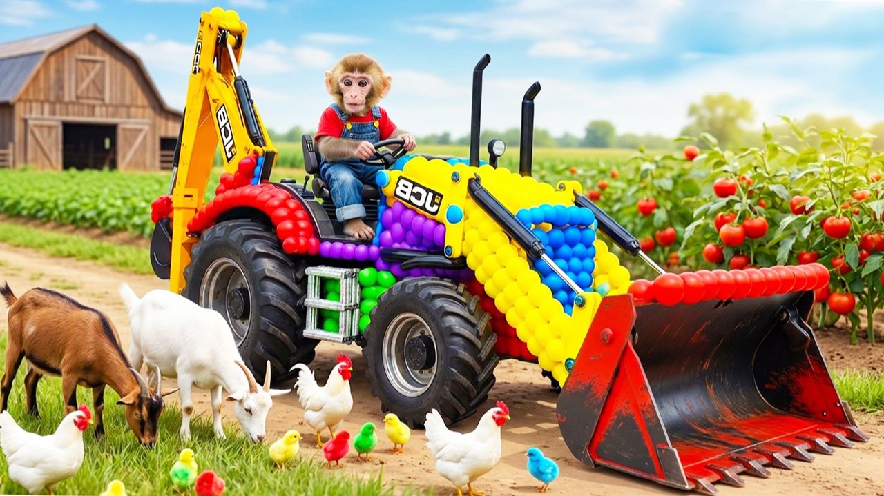 Мультики для детей и малышей про обезьянку живущую в лесу. Мультики про животных смотреть онлайн