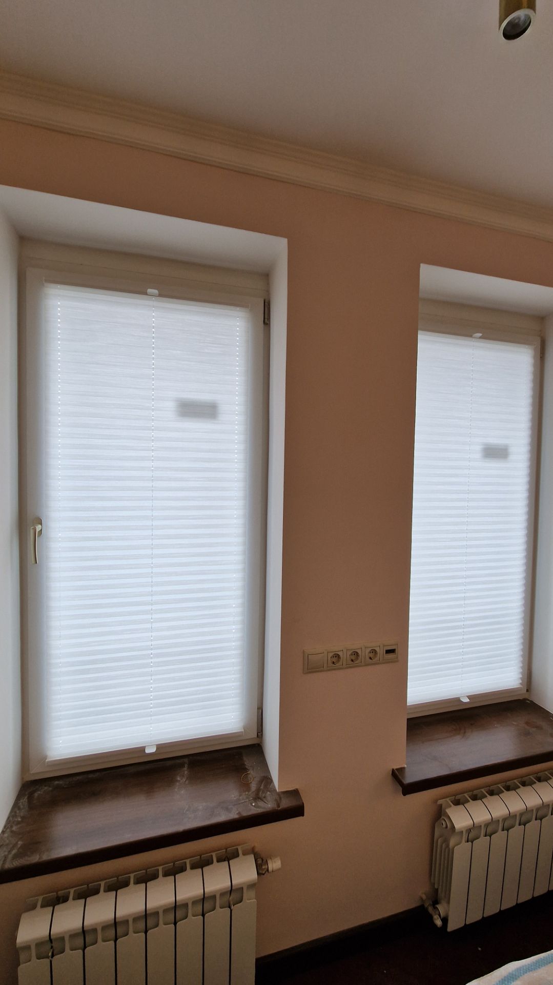 Ткань Флаер Перл Белый. Шторы плиссе ВВ21