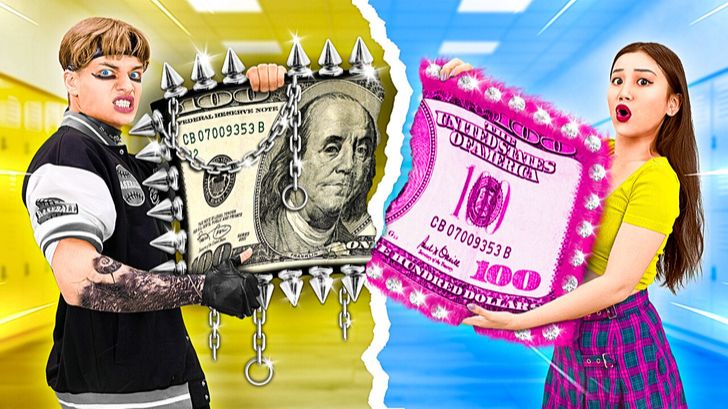 Плохой vs хороший ученик 🎒 Как стать популярным | 123GO смотреть онлайн