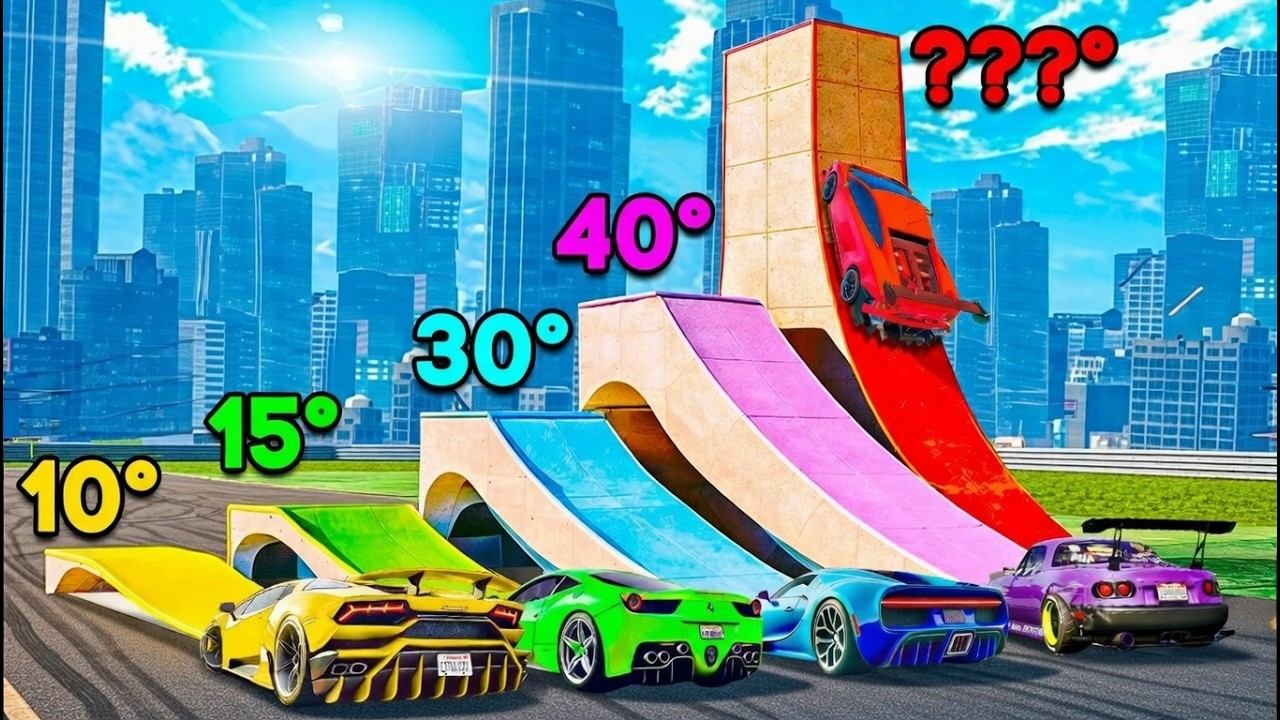 СМОЖЕТ ЛИ ЛАМБА ПЕРЕЛЕТЕТЬ ВСЮ КАРТУ В ГТА 5? - ЭКСПЕРИМЕНТ В GTA 5 смотреть онлайн