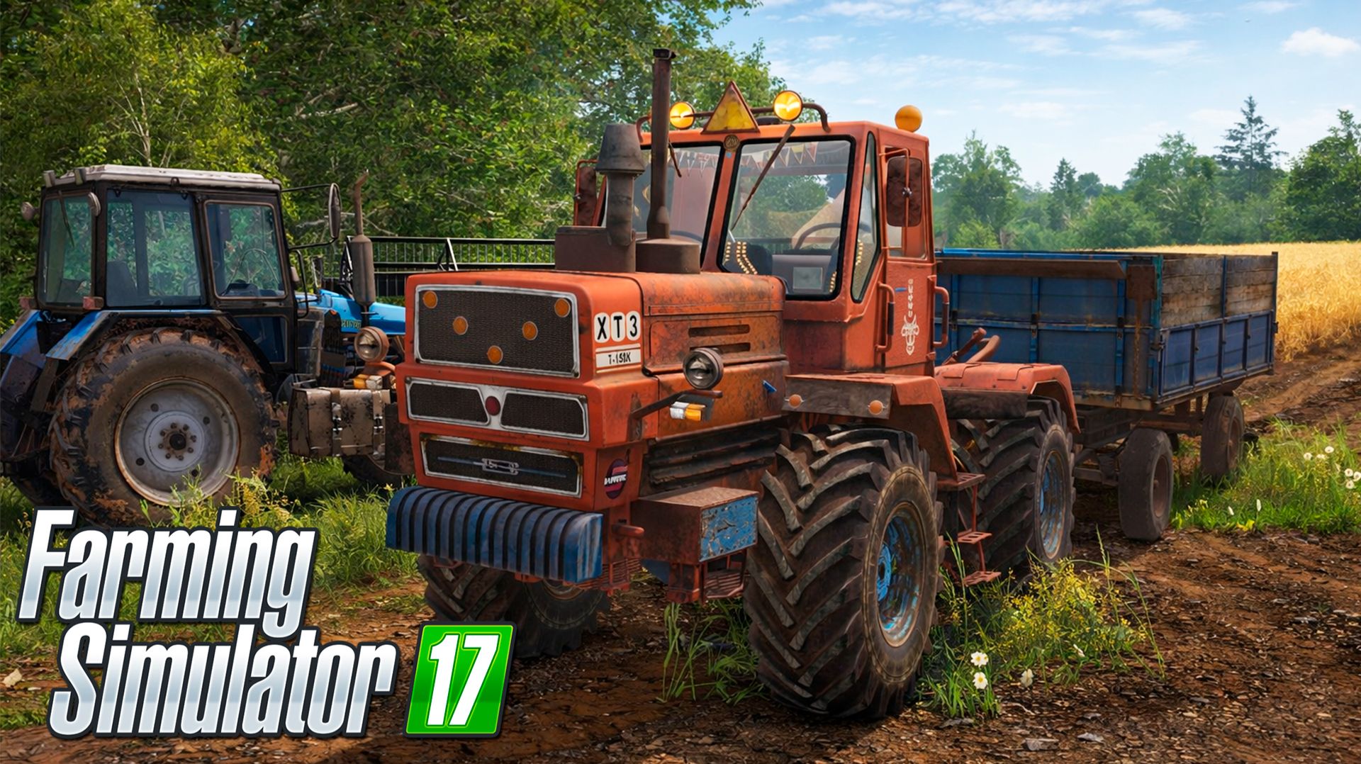 [РП] ПОЕЗДКА НА НОВЫЕ ПОЛЯ, ЧУТЬ НЕ УТОПИЛИ ТРАКТОРА! FARMING SIMULATOR-17 смотреть онлайн
