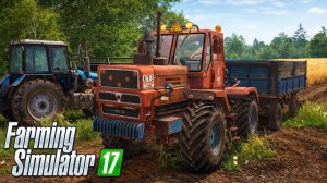 [РП] ПОЕЗДКА НА НОВЫЕ ПОЛЯ, ЧУТЬ НЕ УТОПИЛИ ТРАКТОРА! FARMING SIMULATOR-17
