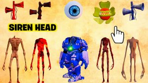 📢 СИРЕНОГОЛОВЫЙ 📢 - СОБЕРИ СИРЕНОГОЛОВОГО ПРАВИЛЬНО. SIREN HEAD - ВИДЫ.