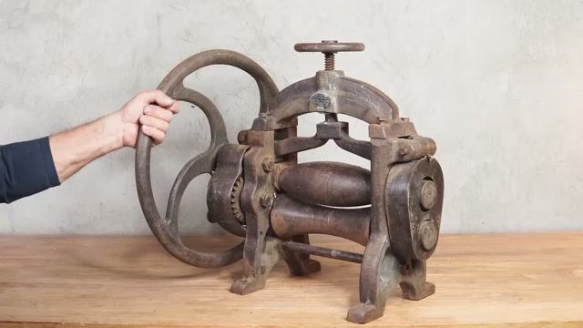 Реставрация ржавого кожевенного пресса смотреть онлайн