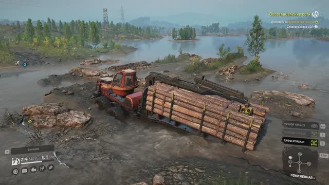 SnowRunner __  ПАШНИ_Восстановление сети