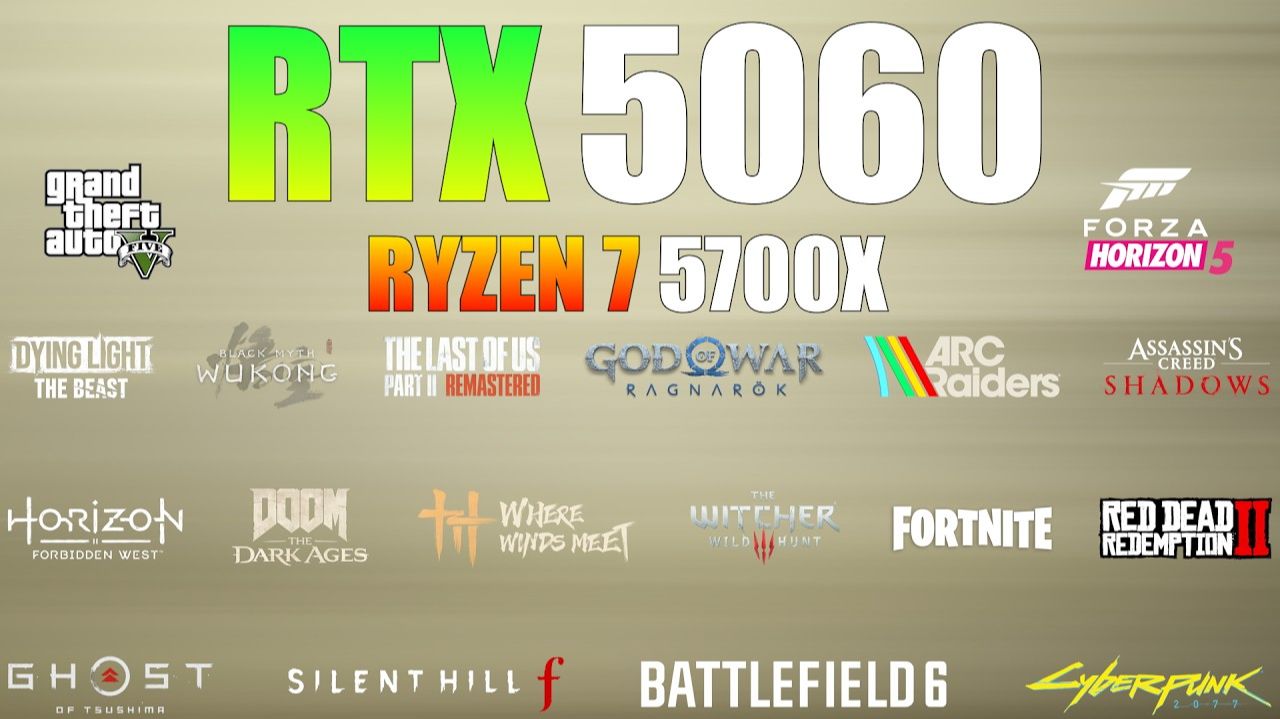 RTX 5060 + Ryzen 7 5700X: Среднебюджетный монстр или главная ошибка? 😱 смотреть онлайн