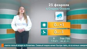 Погода в Старом Осколе на 25 февраля