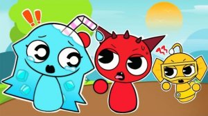 СПРУНКИ АНИМАЦИЯ! Пожалуйста, Бейли! Спаси Акву! Грустная история из "Суперсемейка Спрунки" РЕАКЦИЯ