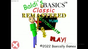 Baldi's Basics Classic Remastered часть 26