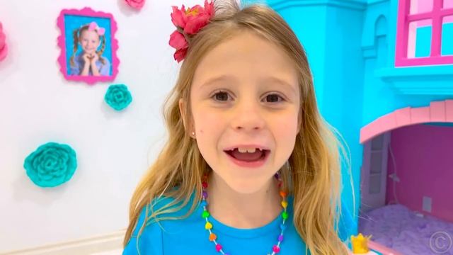 Nastya Pretends to be a Nanny for Baby смотреть онлайн