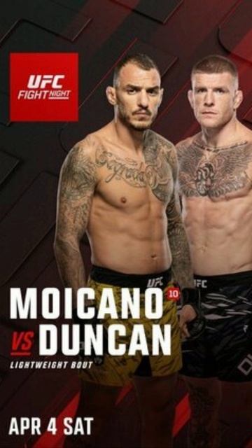 Мойкано VS Данкан 04.04.2026 #shorts #ренатомойкано #крисданкан #мойканоданкан #ufc