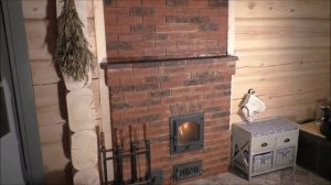 ПЕЧЬ ДЛЯ БАНИ. Кирпичная каменка по-серому.