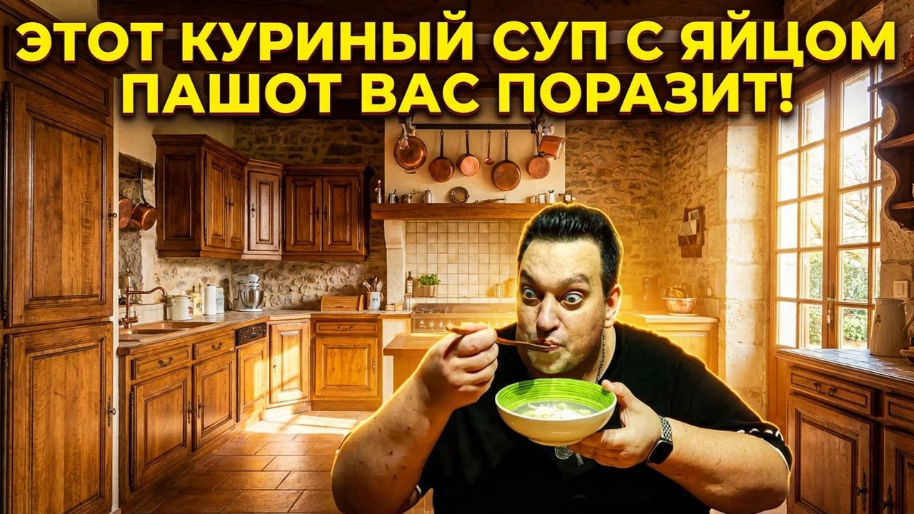 Этот Куриный Суп с Яйцом Пашот вас поразит! смотреть онлайн