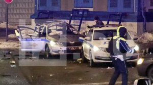 Взрыв произошел в машине ДПС на северо-востоке Москвы