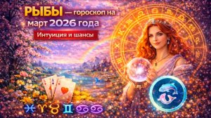 ♓ РЫБЫ — гороскоп на март 2026 года | Интуиция и шансы