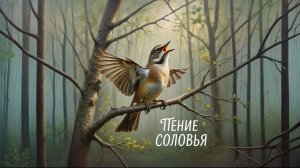 Красивое пение соловья. Соловьиная трель для расслабления