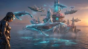 【Water Planet】 Cyborg version AI Short Film  sci-fi 4K