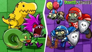 Зомби против растений! Plants vs Zombies ПвЗ PvZ Растения против Зомби