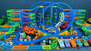 Мультики для детей | Скоростной поезд и внедорожные машинки на трассе 🚆🚗 Видео для детей