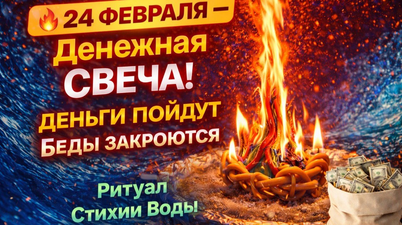 🔥 24 ФЕВРАЛЯ — Денежная Свеча! Деньги Пойдут, Беды Закроются смотреть онлайн