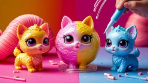 😱 Фигурки LOL Pets своими руками и распаковка шарика