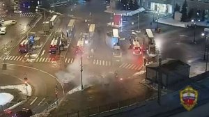 ‼️⚡Кадры подрыва у Савёловского вокзала в Москве показало МВД