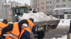 Брянские дороги и тротуары расчистят после снегопада
