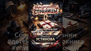 Татьяна Устинова  Неразрезанные страницы   #детектив #аудиокнига #слушатьаудиокнигу