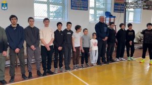 Турнир по настольному теннису. Открытие.
