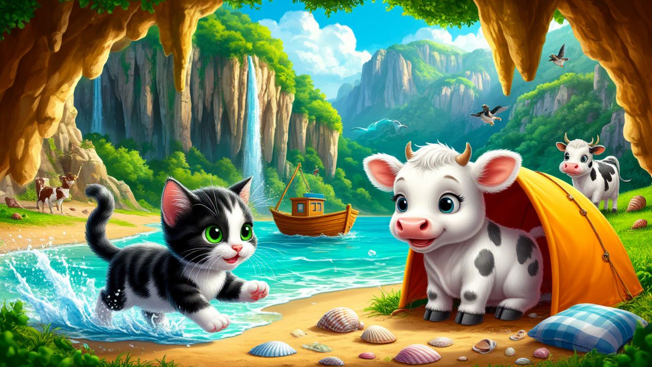 ✨ От пляжа к пещере: пушистики ищут приключения смотреть онлайн