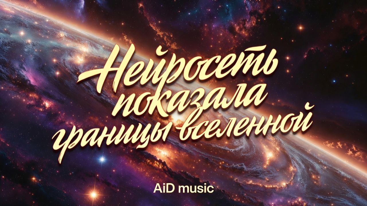 Путешествие к краю вселенной по версии нейросети