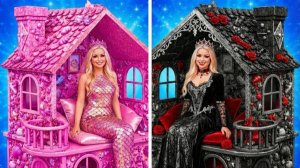 Мягкая русалка vs гот-вампир 🧜🖤 Переделка комнаты