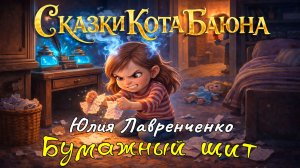 СКАЗКИ КОТА БАЮНА. Юлия Лавренченко “Бумажный щит”. #сказкикотабаюна #сказки #сказкинаночь
