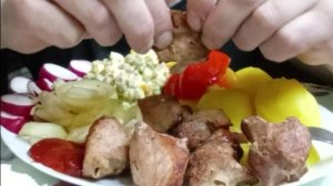 МУКБАНГ | ШАШЛЫК | ОЛИВЬЕ | 23 - февраля...