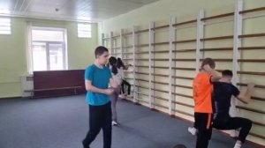 Фрагмент урока Лямцев Д. А. на краевой профессиональный конкурс "Учитель здоровья Кубани"