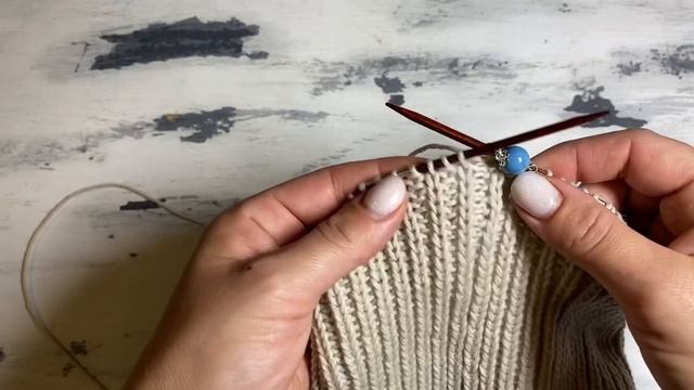 Мастер-класс простая шапка спицами полупатентной резинкой с отворотом или без.