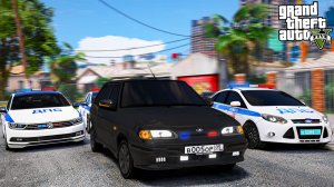 ОПЕРСКАЯ ЕЗДА В GTA 5 - 5 ЭКИПАЖЕЙ ДПС ГОНЯТСЯ ЗА ОПЕРСКОЙ ЧЕТЫРКОЙ! 🌊ВОТЕР