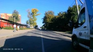 28.08.2025 — ехал на велике и чуть ли не въехал в грузовик