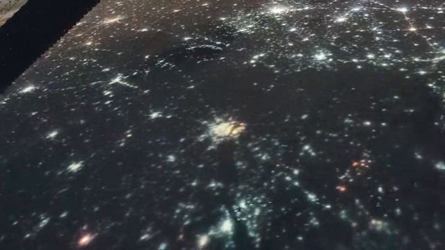 🔥Видео ночных ударов по Киеву с борта МКС в ночь с 26 на 27 декабря - движение ракет и взрывы смотреть онлайн
