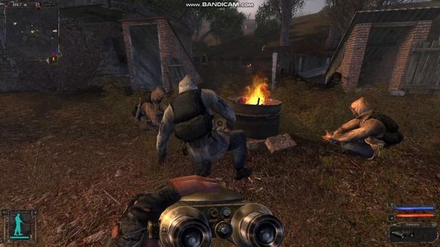 Разговоры сталкеров у костра на Кордоне в S.T.A.L.K.E.R. смотреть онлайн