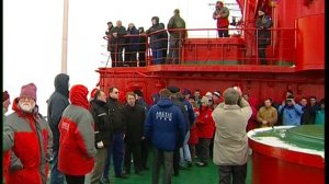 Захоронение на Северном Полюсе праха четы Кучиевых - хроника 2006 г.