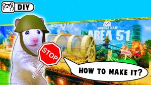Своими руками — как сделать полосу препятствий — Area 51 👽 Hamster Handcraft 👽 Хомяк Хомура