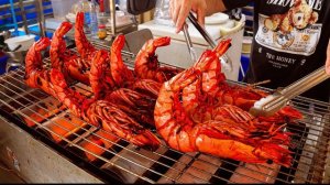 жареные тигровые креветки