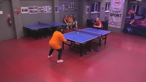 1/2  Минин/Шамахова (1288) - ЧирковНельсон (1382) 08.02 настольный теннис БЛИЦ-турнир 31 очко