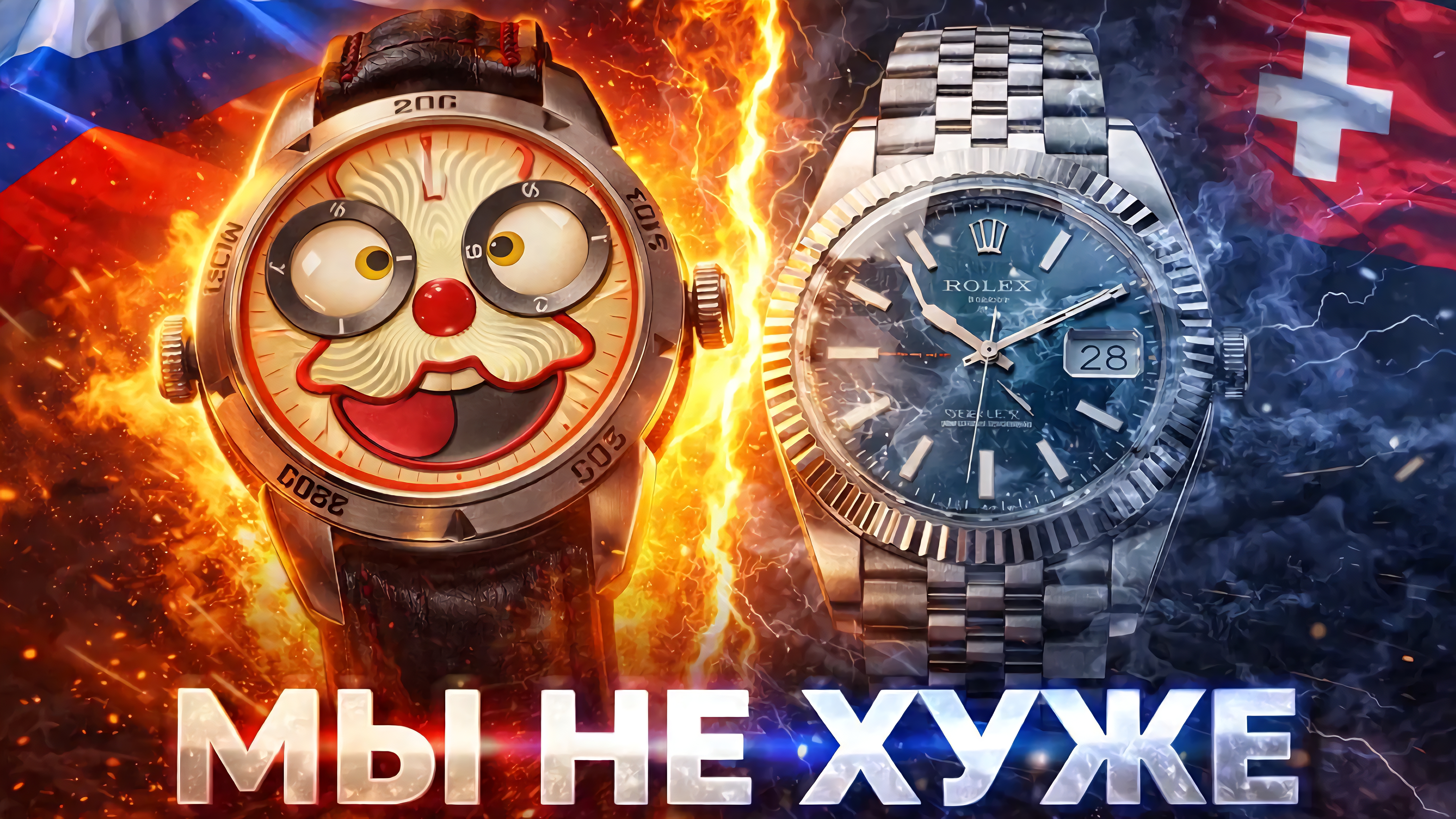 МЫ НЕ ХУЖЕ / РОССИЙСКИЕ ЧАСЫ VS ШВЕЙЦАРСКИЕ / ШОК / РОССИЙСКИЕ ЧАСЫ ЛУЧШИЕ / №192 #часы #россия смотреть онлайн