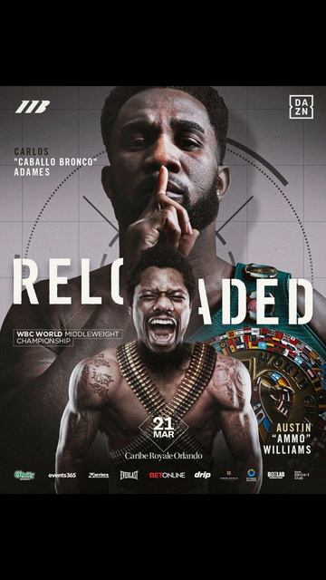 Адамес VS Уильямс 21.03.2026 #shorts #карлосадамес #остинуильямс #адамесуильямс #бокс