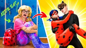 Из русалки в божью коровку 🐞 Неожиданное преображение