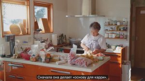 Куро. В заснеженной зимней сельской местности  Японии